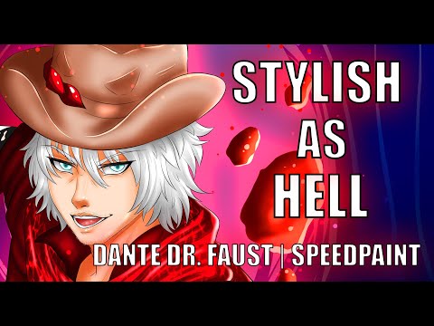 Devil May Cry | Stylish as Hell! | Dante Dr. Faust Speedpaint
