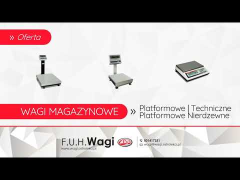 Zobacz filmy, Wagi Legalizacja, sprzedaż i serwis wag Mariusz Głosek, Ostrołęka