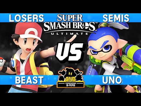 Smash Ultimate Tournament Losers Semis - Beast (PT) vs Uno (Inkling) - CNB 203