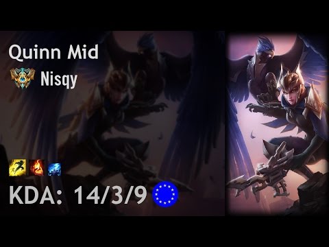 Quinn Mid vs LeBlanc - Nisqy - EUW Challenger Patch 6.21
