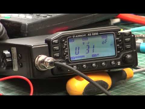 Albrecht AE6890 CE MultiNorm CB radio - On The Air test