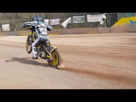 Terro having a blast round northside speedway