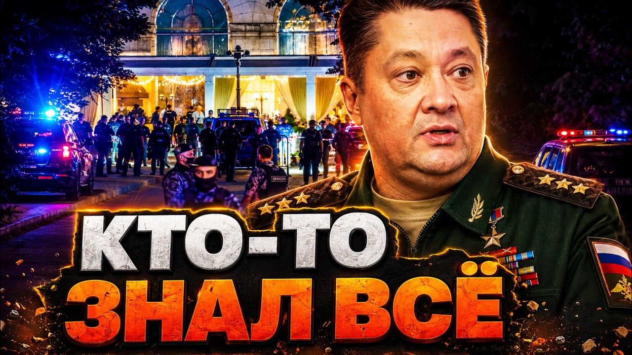 ФСБ НЕ СПАСЛА ГЕНЕРАЛА! Взрыв на банкете Чайко запустил СТРАШНУЮ ВЕРСИЮ