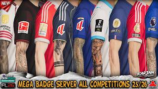Full Competition Badge Server Overhaul 25/26 + installation - PES 2021 & Football Life 2026