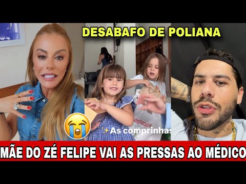 Zé Felipe chega no Mato Grosso e Poliana corre para o hospital 