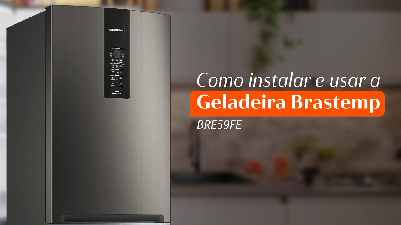 BRE59 - Como INSTALAR e USAR a GELADEIRA BRASTEMP