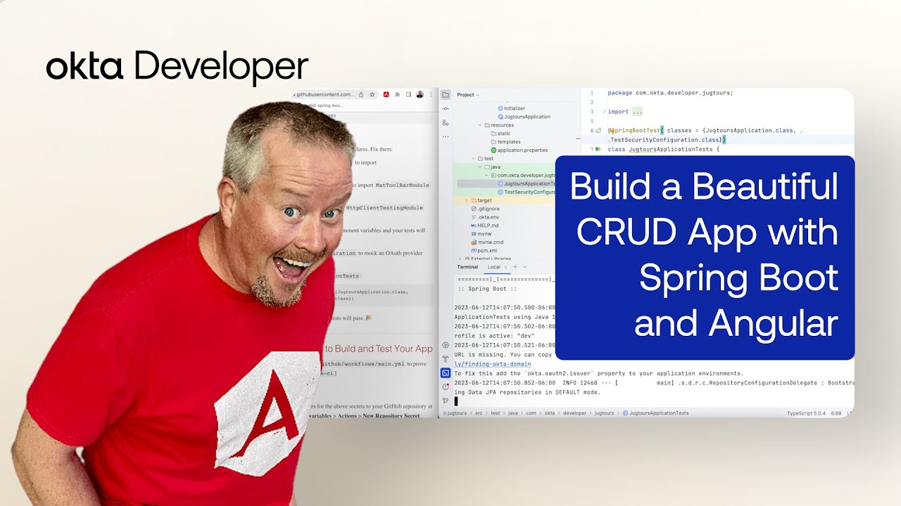 Build a Beautiful CRUD App using Spring Boot and Angular
