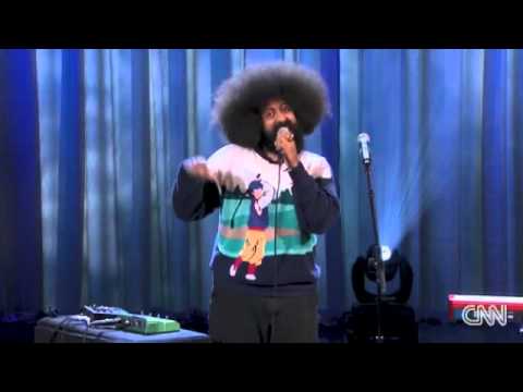 Reggie Watts Standup Music on Conan