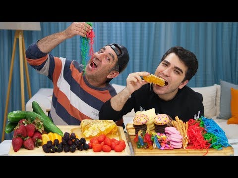 RAHATLATICI ASMR DENEDİK !! (Petek Bal,Gökkuşağı Noodle,Pringles)