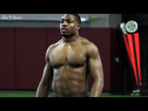 South Carolina's Darius English Pro Day Highlights