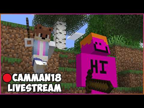 Minecraft, But I'm Constantly Being Hunted By Viewers... camman18 Full Twitch VOD
