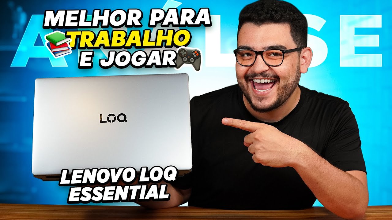 Miniatura da avaliação em vídeo de Notebook Gamer Lenovo LOQ 83MES00100 Intel Core i5-12450HX RTX 3050 6GB 15.6 polegadas