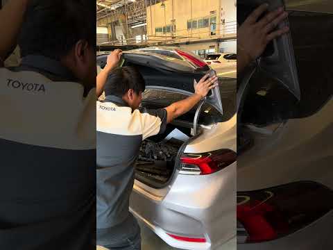 Crushed trunk to perfect again! #carrepair #ซ่อมรถ