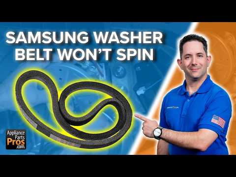 How to Test and Replace a Samsung Top Load Washer Drive Belt