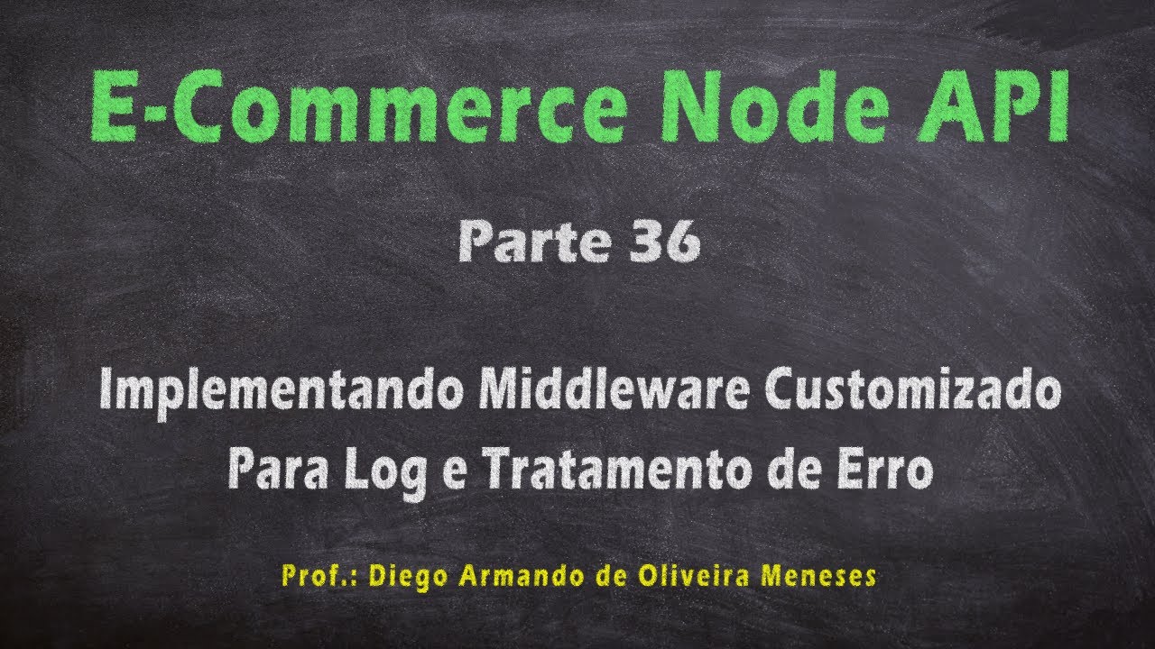 🎬 Implementando Um Back-End para Comércio Eletrônico com Node.js® + TypeScript | Parte 36