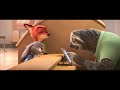 Zootopia: Meet the Sloth. HD ( DMV Scene)