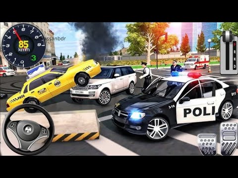 Police Car Chase Simulator 3D - Real Cop Cars Driving Multi-Storey - Car parking - Android gameplay