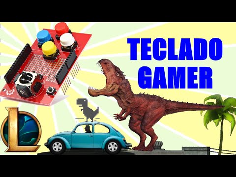 😐 NADIE TE LO DIRÁ ✅ COMO HACER un TECLADO GAMER con ARDUINO JOYSTICK