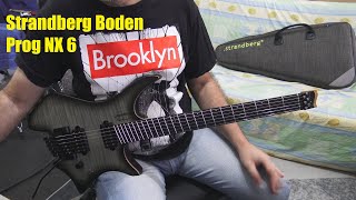 Video thumbnail for Strandberg Boden Prog NX 6 Charcoal Black by thibderob