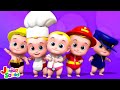 Five Little Babies Jumping On The Bed Fun Nursery Rhyme Song For Toddlers