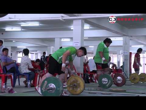 Pimsiri Sirikaew (63) - Snatch Workout Training Hall (2012 Olympic Silver Medalist at 58)