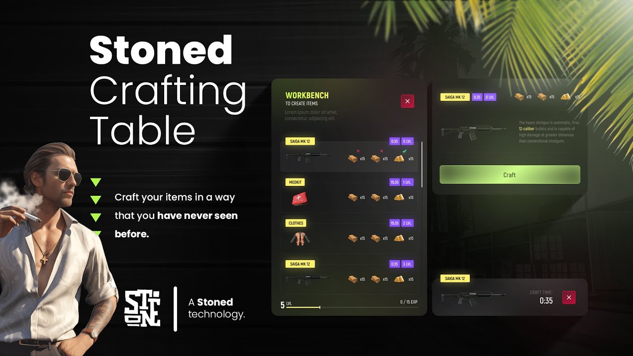 [ESX/QB] Crafting Table FiveM Releases Cfx.re Community