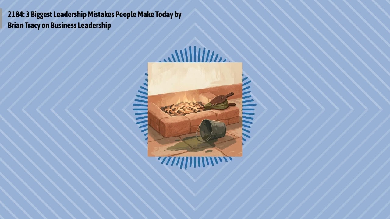 2184: 3 Biggest Leadership Mistakes People Make Today by Brian Tracy on Business Leadership |...