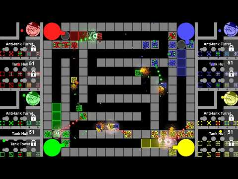 Cannon Defense 2  in Algodoo