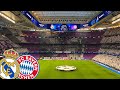 👀Champions League Anthem at THE Bernabéu😍 Real Madrid v Bayern Munich Estadio Santiago Bernabéu 4K