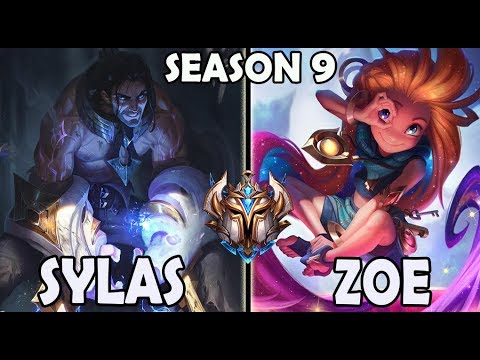 SKT T1 Faker SYLAS vs ZOE - Ranked Challenger Korea