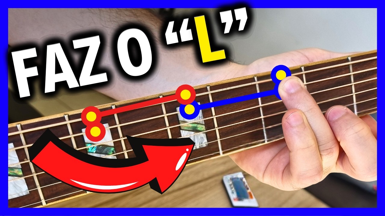 O TRUQUE DO "L" me fez tocar em qualquer tom no violão com facilidade - Aula de violão