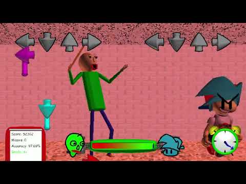 FNF - Baldi's Basic Madness V2 - Essential Escape - (4K)