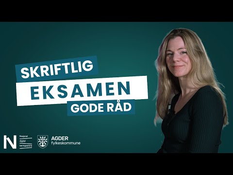 Eksamenstips - gode råd før skriftlig eksamen 3103