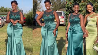 AFRICAN WEDDINGS: JOYFUL OF AFRICAN BRIDE AND GROOM, TRADITIONAL WEDDING ENTRANCE DANCE.