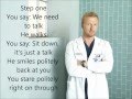How to Save A Life (Grey's Anatomy) with lyrics ...