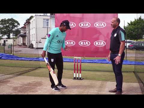 How does Kumar Sangakkara play the perfect cover drive? - A Kia Masterclass with Kumar Sangakkara