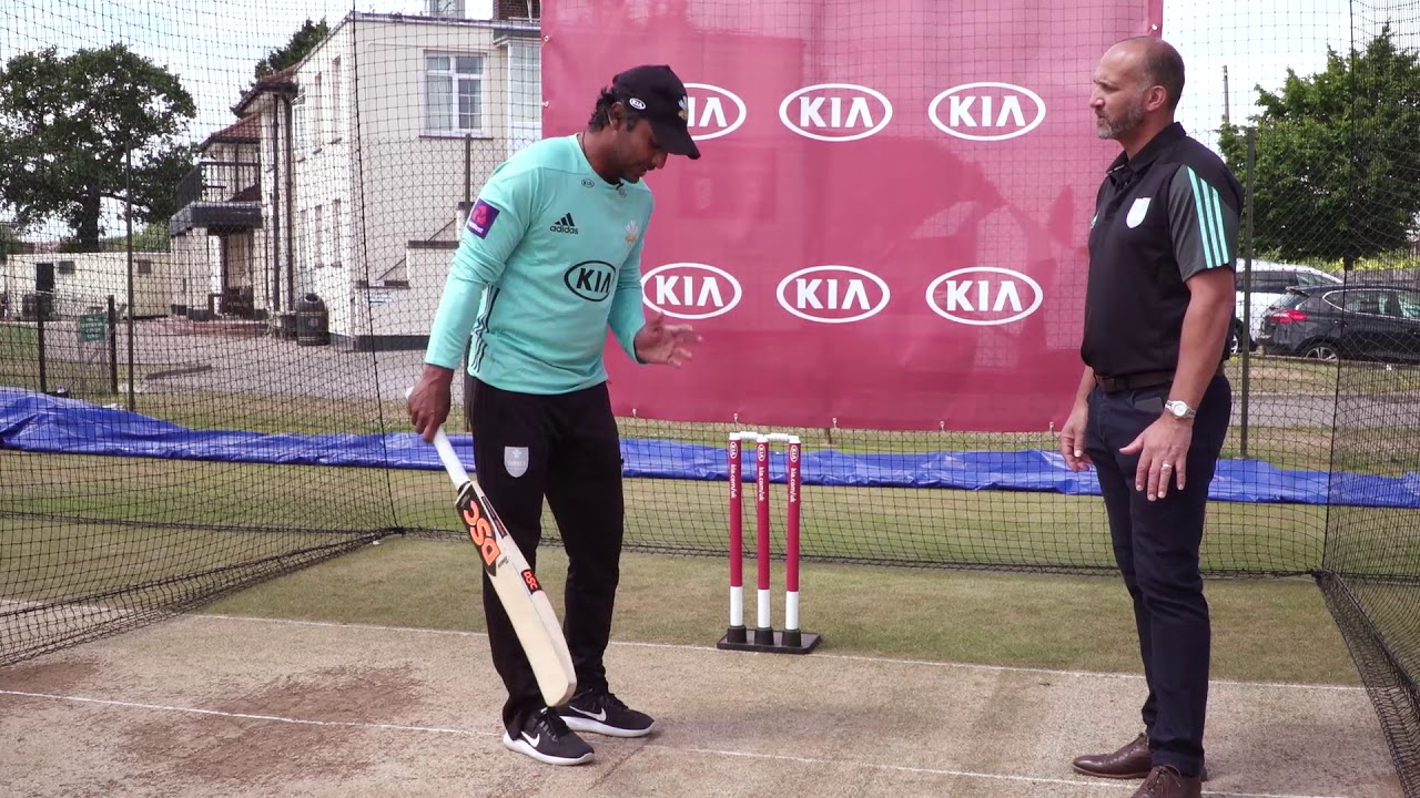 How does Kumar Sangakkara play the perfect cover drive? - A Kia Masterclass with Kumar Sangakkara