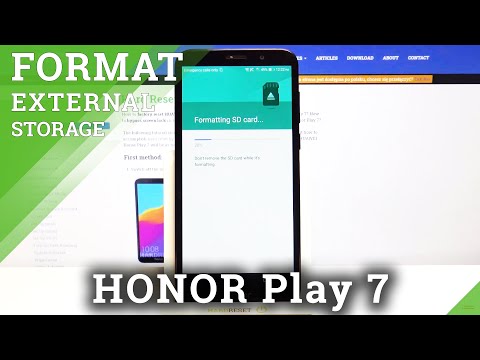 How to Format Memory Card in HUAWEI Honor Play 7 – Reset SD Card