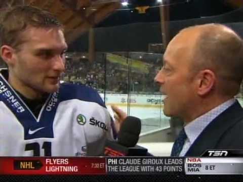 Nathan Walker Interviewed at the Spengler Cup (Dec. 27, 2011)