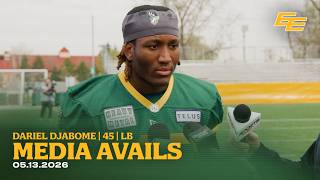 NCAA to CFL Transition | LB Dariel Djabome | 2026 Training Camp | 05.13.26