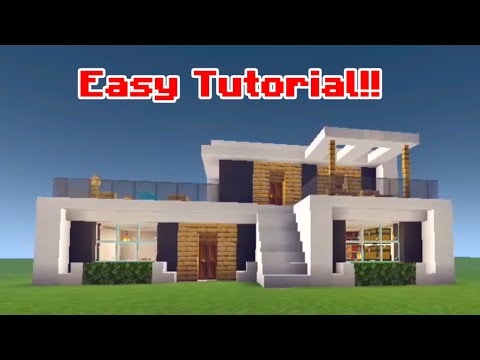 Mine Fire Bro - Minecraft Modern House Tutorial: Step by Step Guide | Easy Tutorial of Modern House MCPE / Java
