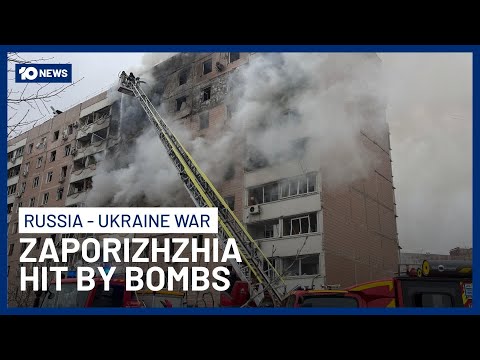Dozens Injured After Russian Glide Bomb Attack On Ukraine’s Zaporizhzhia | 10 News