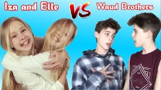 Iza And Elle Vs Jason And Joe Waud Musically | Iza and Elle Vs Waud Brothers Battle Musers