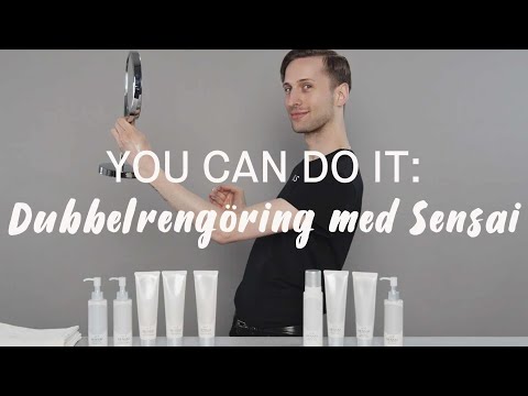 Dubbelrengöring med Sensai