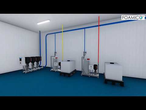 Lage Druk Schuimreiniging Voorgemengde Chemiestations- Havantec Food Equipment
