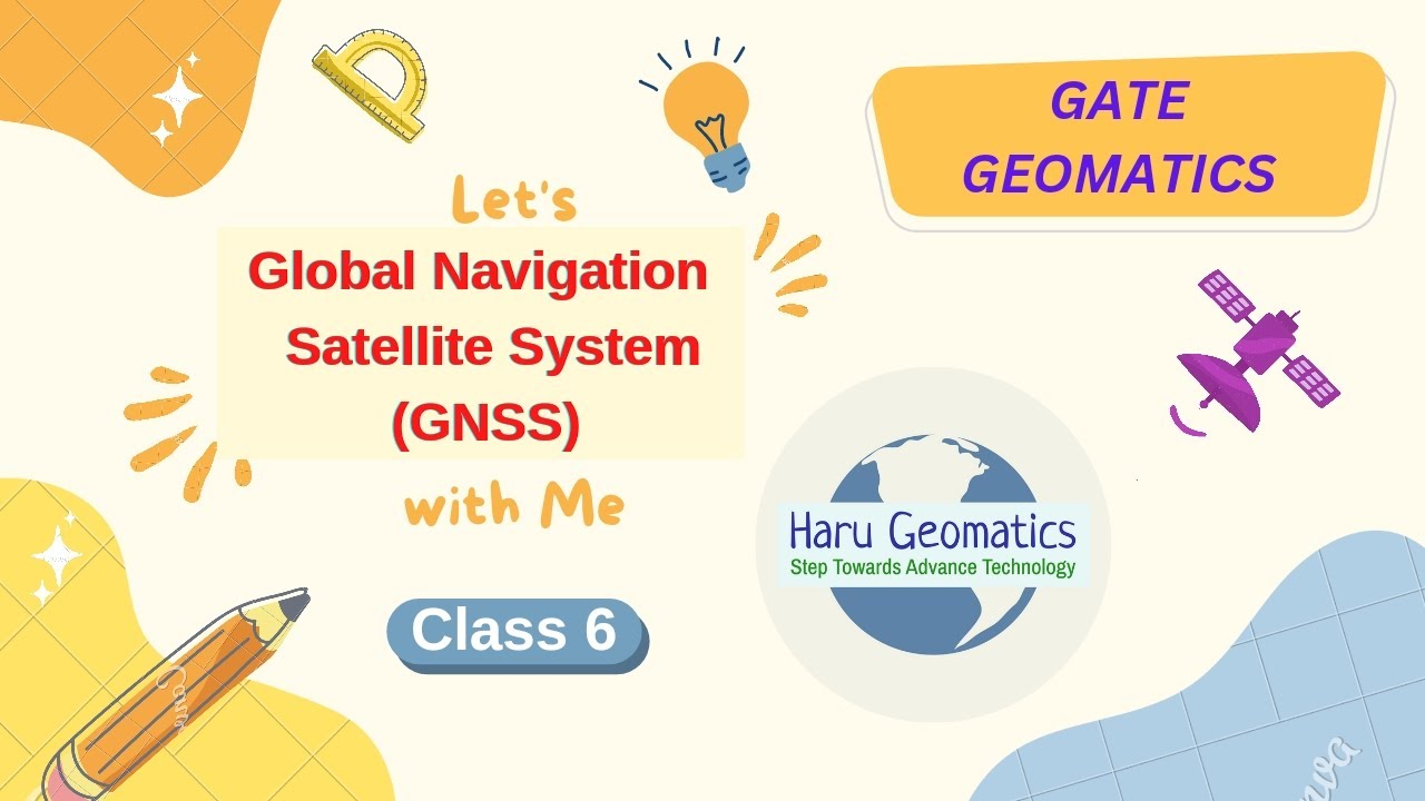 Gate geomatics - GNSS| Lecture 6| Types of GPS Receivers| GPS Data Format| Sources of Errors|