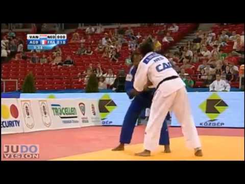 Judo European Championships Teams 2013: Women Final NED - FRA: [-63kg] VAN EMDEN - AGBEGNENOU