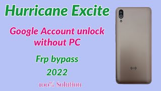 Hurricane Excite Google Account unlock without PC. frp bypass Hurricane Excite without PC