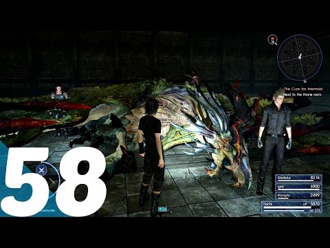 FINAL FANTASY XV - Gameplay Walkthrough Part 58 - Steyliff Maze & Lv.90 White Dragon
