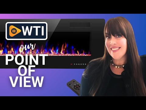 60"" Recessed and Wall Mounted Electric Fireplace - WTI product video review